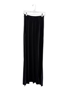 FP Beach Black Maxi Skirt with Elastic Waist & Pockets